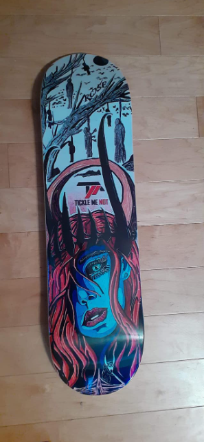 Rose1 Viking Skateboard Deck